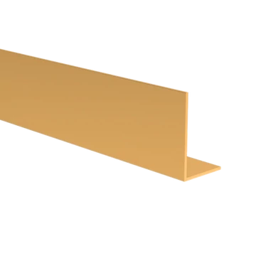 Agyagbarna Alumínium "L" profil, 160cm