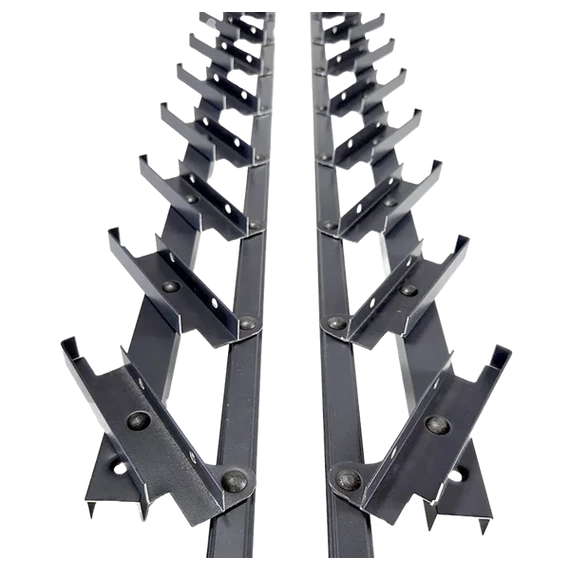 Árnyékoló oldalfal-fogadó elem-pár-függőleges lamellákhoz