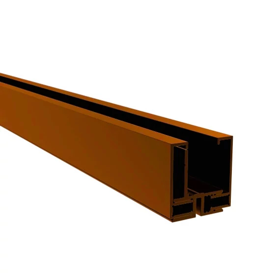 Famintás Aranytölgy alumínium kerítéselem 1300x120x20mm